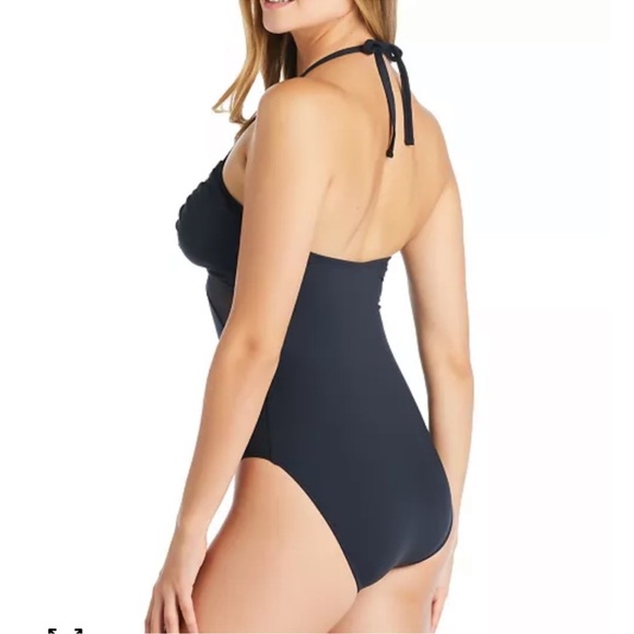 NWOT Bleu Rod Beattie Don't Mesh W/ Me
Halter One-Piece Swimsuit Black, 6 - Picture 10 of 12